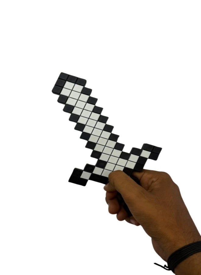 Beoals Pixel Sword Toy for Kids - 3D Pixelated Foam Sword for Role Play, Pretend Play & Costume Accessories - Gaming Style Sword for Boys & Girls - Safe Lightweight Battle Toy - Gift for Kids Ages 3+ - Image 4